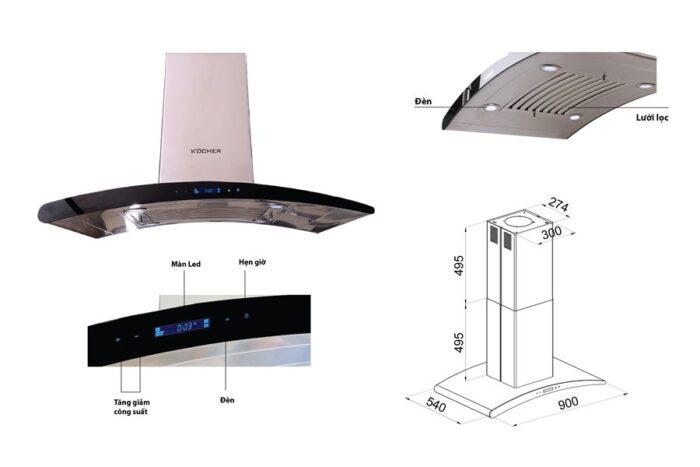 may hut mui kocher cxw 188crv 70cm90cm chu t 1