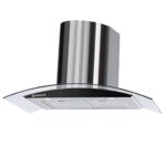 Máy hút mùi SƠN HÀ SHK-9822 70cm kính cong