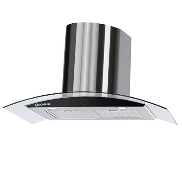Máy hút mùi SƠN HÀ SHK-9822 70cm kính cong