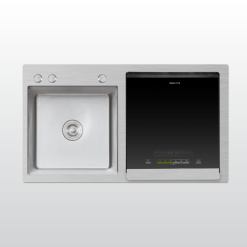 Máy rửa bát MALLOCA WQP6-890F3 tích hợp chậu