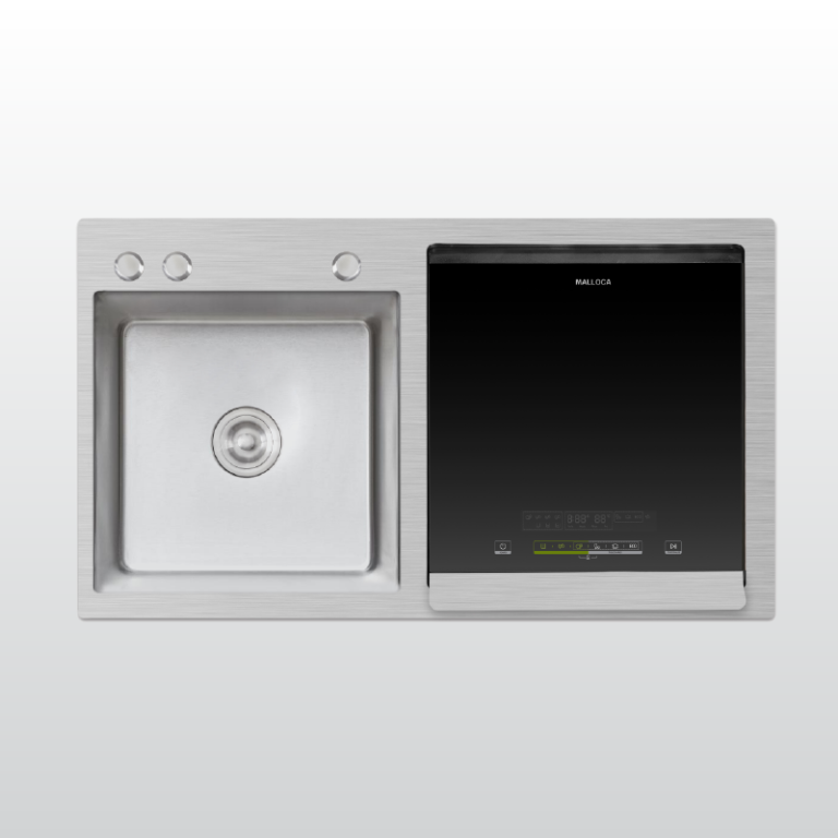 Máy rửa bát MALLOCA WQP6-890F3 tích hợp chậu
