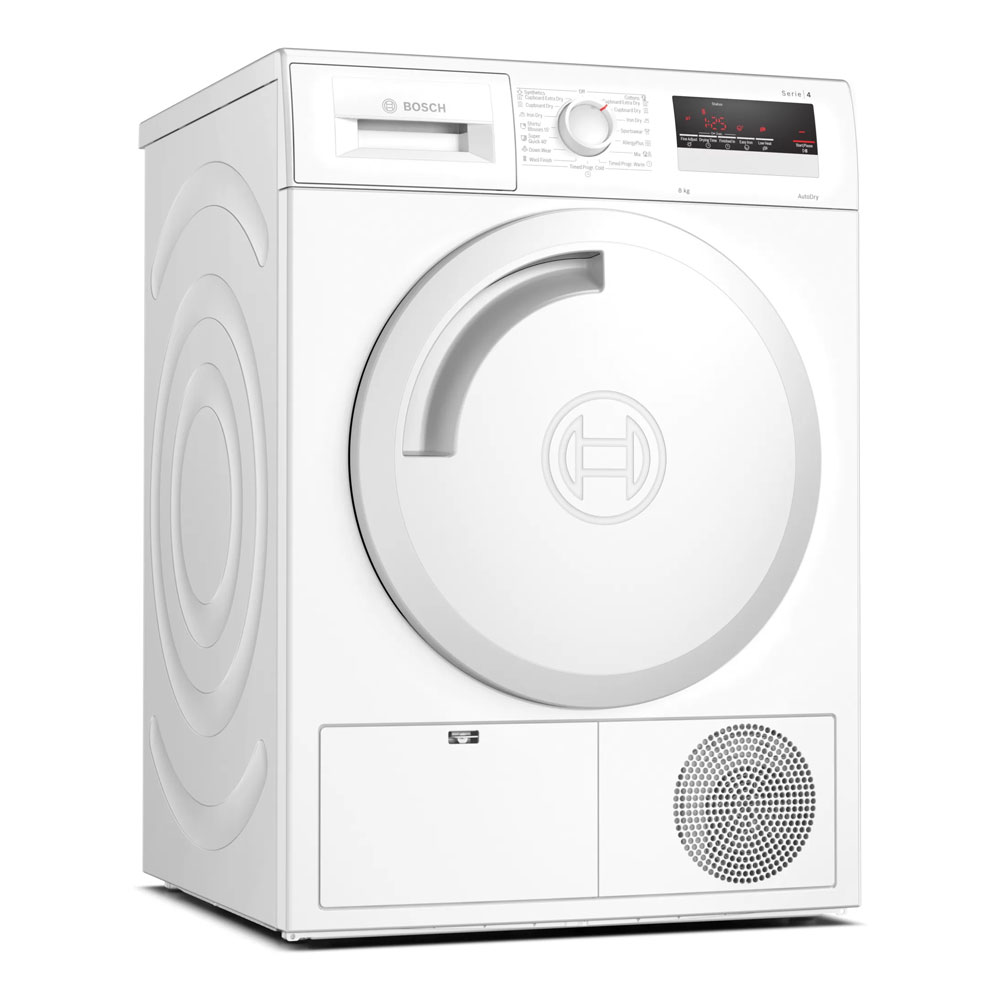 Máy sấy quần áo bơm nhiệt BOSCH WTH83008SG 8kg Serie 4.