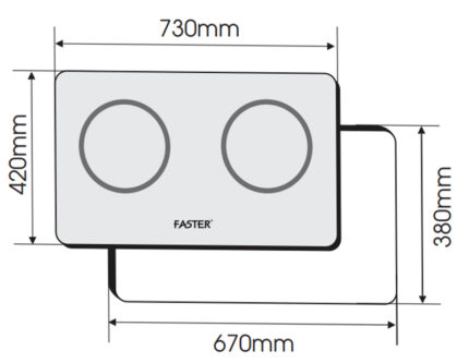 mua bep tu faster fs 742g tang bo noi chao cao cap 5 mon kocher lubeck tri gia 4550000vnd gia tot nhat chi co tai hsnvn