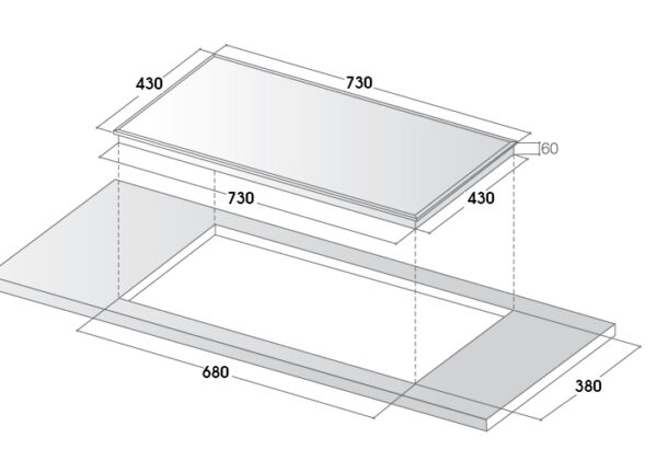 mua bep tu kocher dib4 888 gia tot nhat chi co tai hsn viet nam