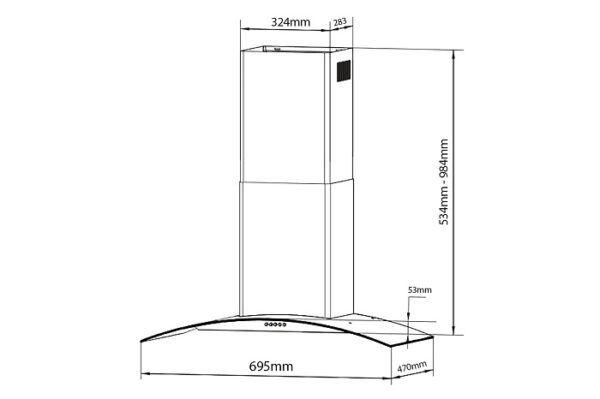 mua may hut mui fandi fd eq70 gia tot nhat chi co tai hsn viet nam