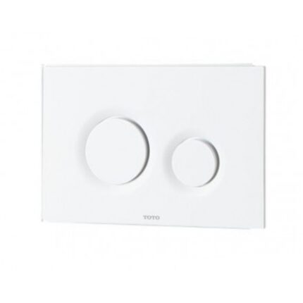 Nắp đậy nút nhấn xả bồn cầu TOTO MB174P#WH màu trắng mờ