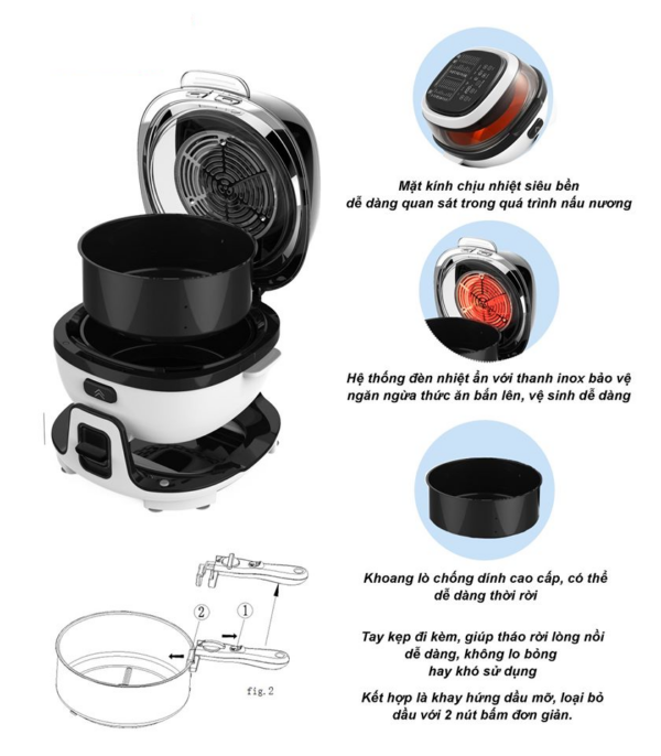 noi chien khong dau canzy cz kw07 2