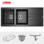 phu kien chau rua bat da konox phoenix 1160 black