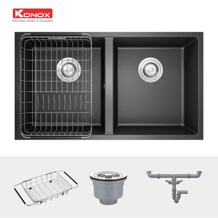 phu kien chau rua bat da konox veloci 760d black