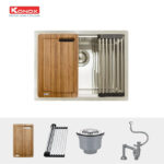 phu kien chau rua bat inox konox kn6046su