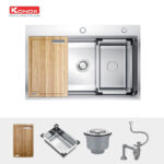 phu kien chau rua bat inox konox kn7650ts