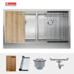 phu kien chau rua bat inox konox kn8751da