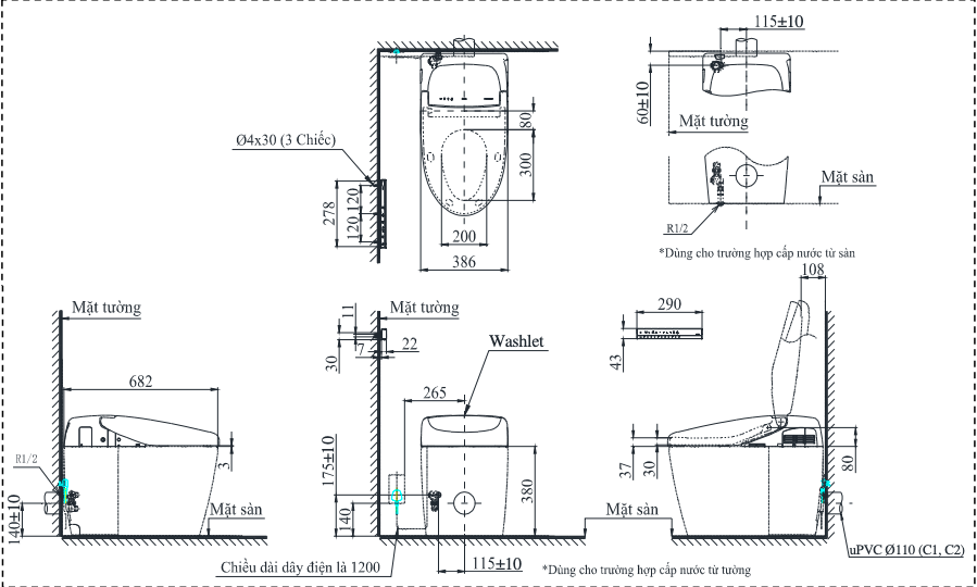 Bồn cầu thông minh TOTO CS989PVT TCF9768WZ NEOREST RH nắp rửa điện tử thoát ngang 2 Bản vẽ kĩ thuật Bồn cầu thông minh TOTO CS989PVT TCF9768WZ Neorest RH