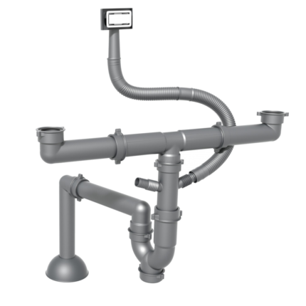 Xi phông chậu rửa bát KONOX PD02 1.5 inch