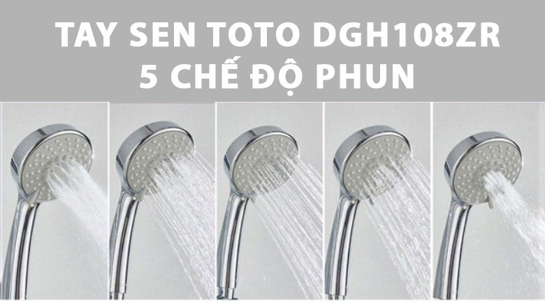 Tay-sen-tắm-TOTO-DGH108ZR-massage-5-chế-độ-phun