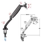 Tay treo màn hình máy tính HAFELE H1M 818.70.300 818.70.700