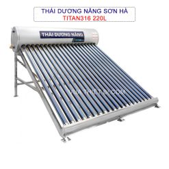 Thái dương năng SƠN HÀ Titan 316 220 lít F58 - 20 ống dầu