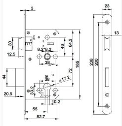than khoa cua hafele cc 72mm 55mm 48910560 2