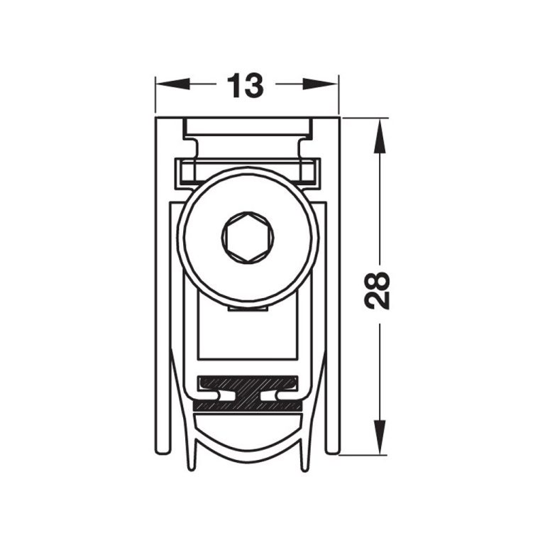thanh chan bui tu dong hafele 833mm 958mm 1083mm 95045015 95045016 95045017 2