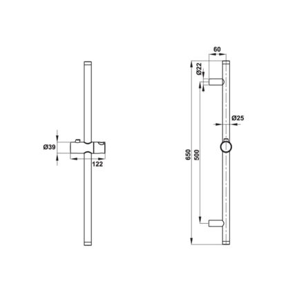 thanh truot sen tam hafele 650r 48560704 2