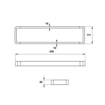 thanh vat khan haafele 450mm 600mm 49580235 49580236 11