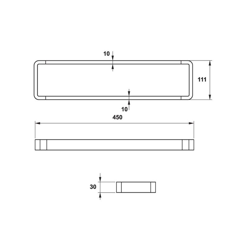 thanh vat khan haafele 450mm 600mm 49580235 49580236 11