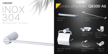 thanh vat khan inox caesar q8301 1