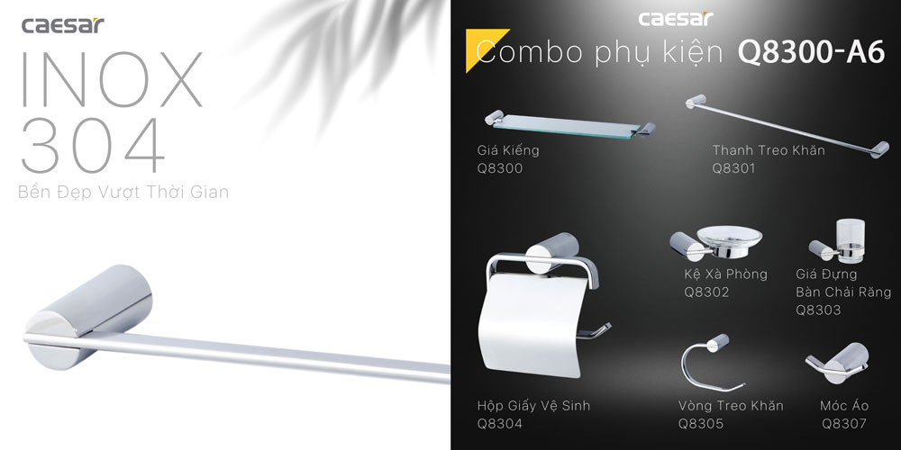 thanh vat khan inox caesar q8301 1