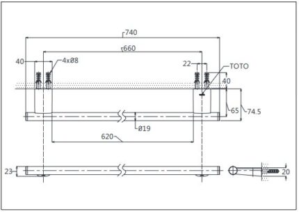 thanh vat khan tay toto tx701arr 2