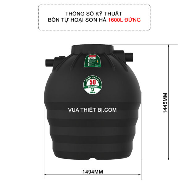 thong so ky thuat bon tu hoai son ha 1600l