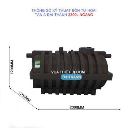 thong so ky thuat bon tu hoai tan a dai thanh 2200l ngang