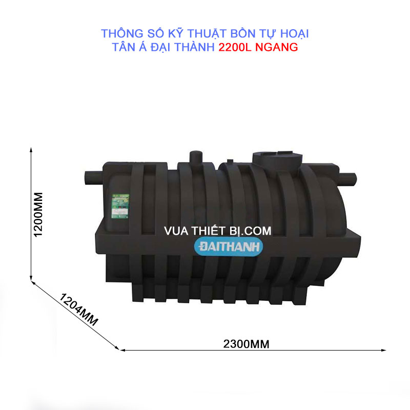 thong so ky thuat bon tu hoai tan a dai thanh 2200l ngang