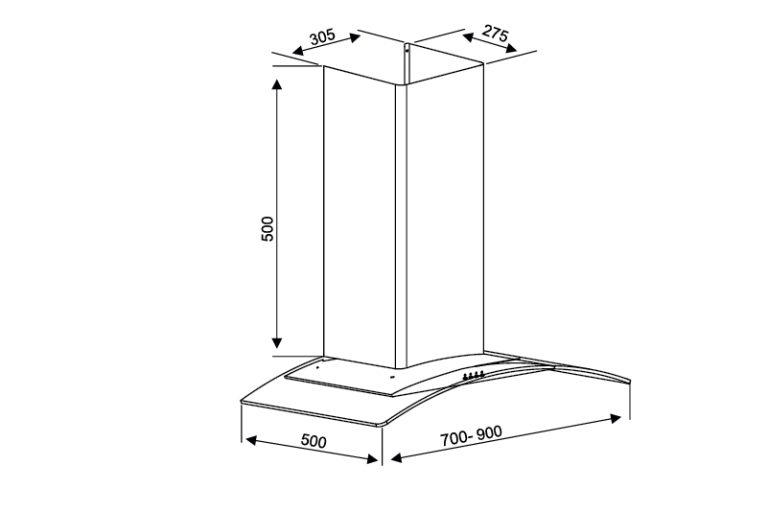 thong so ky thuat may hut mui k 8370xs