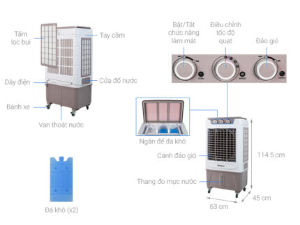 thong so ky thuat quat dieu hoa kangaroo kg50f66