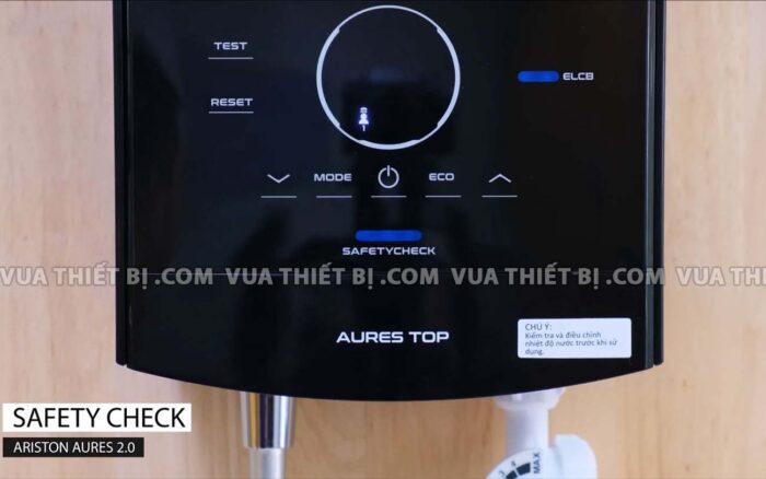 tinh nang kiem tra an toan safety check ariston aures 2.0 2022