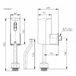 van xa cam ung tieu nam toto due137pbk duong tuong dung pin
