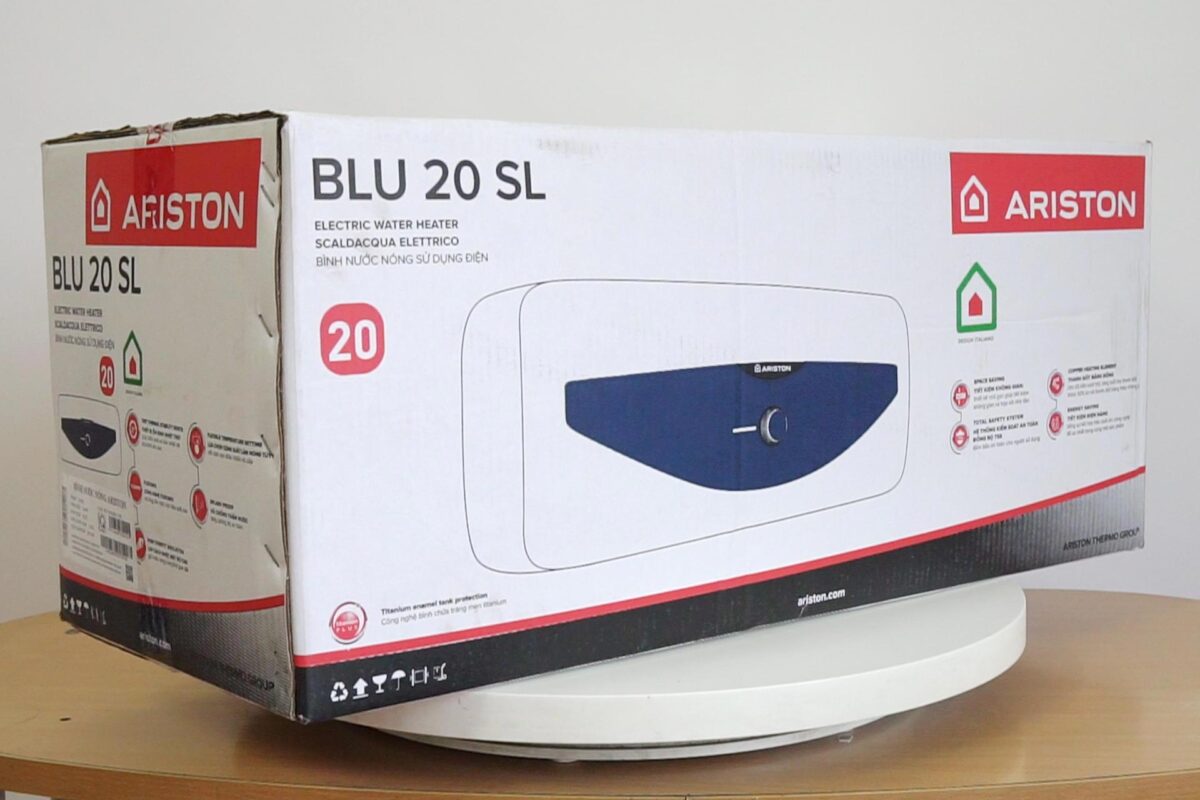 vo thung binh nong lanh ariston blu sl 20l lit ngang gian tiep 25fe 2500w 2