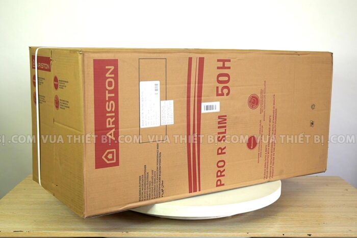 vo thung binh nong lanh ariston pro r sh 30 40 50 80 100 lit ngang gian tiep