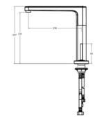 voi chau lavabo american standard a 1375 nong lanh co cao 2