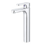Vòi lavabo CAESAR B571CU BT571CU cổ cao nóng lạnh