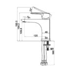 voi chau lavabo hafele kobe chrome 100 58915000 nong lanh 22