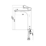 voi chau lavabo hafele kobe chrome 58915002 nong lanh co cao 2