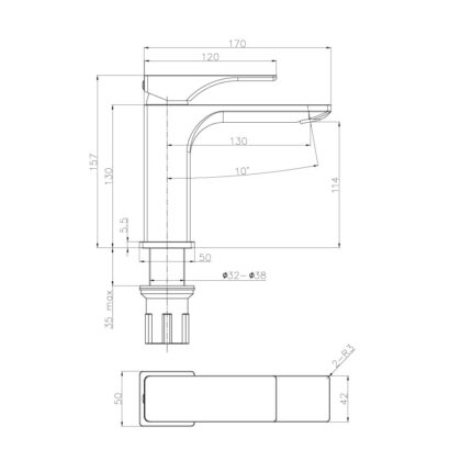 voi chau lavabo hafele regal 110 49561120 nong lanh 2
