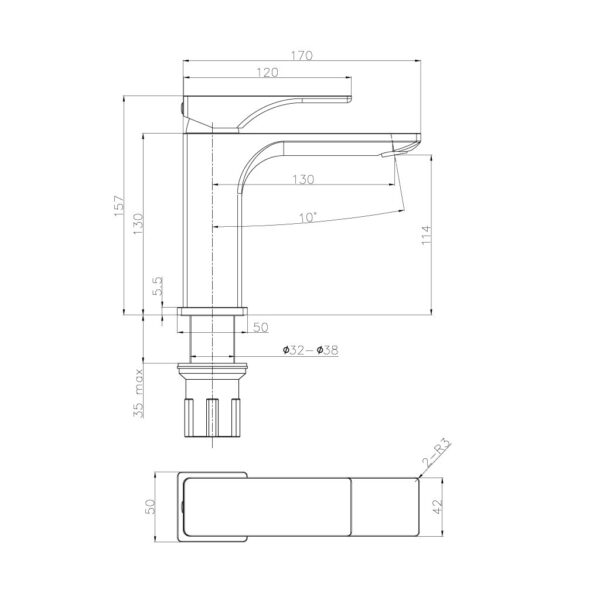 voi chau lavabo hafele regal 110 49561120 nong lanh 2