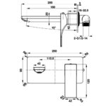 voi chau lavabo hafele regal 200 49561124 nong lanh gan tuong 2
