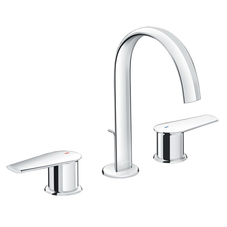 voi chau lavabo inax lfv 7100b nong lanh 3 lo