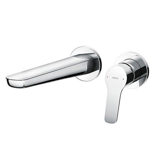 Vòi lavabo TOTO TLG03308BB 2 lỗ âm tường nóng lạnh GS