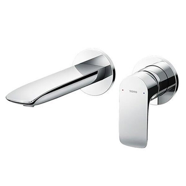 Vòi lavabo TOTO TLG04309BB 2 lỗ âm tường nóng lạnh GA