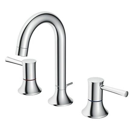 Vòi lavabo TOTO TLS02201BA cổ cao nóng lạnh 3 lỗ LN