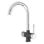 Vòi rửa bát KONOX RO Trim-Water Black nóng lạnh 3 đường nước